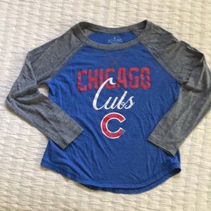 Ladies M Chicago Cubs baseball tee